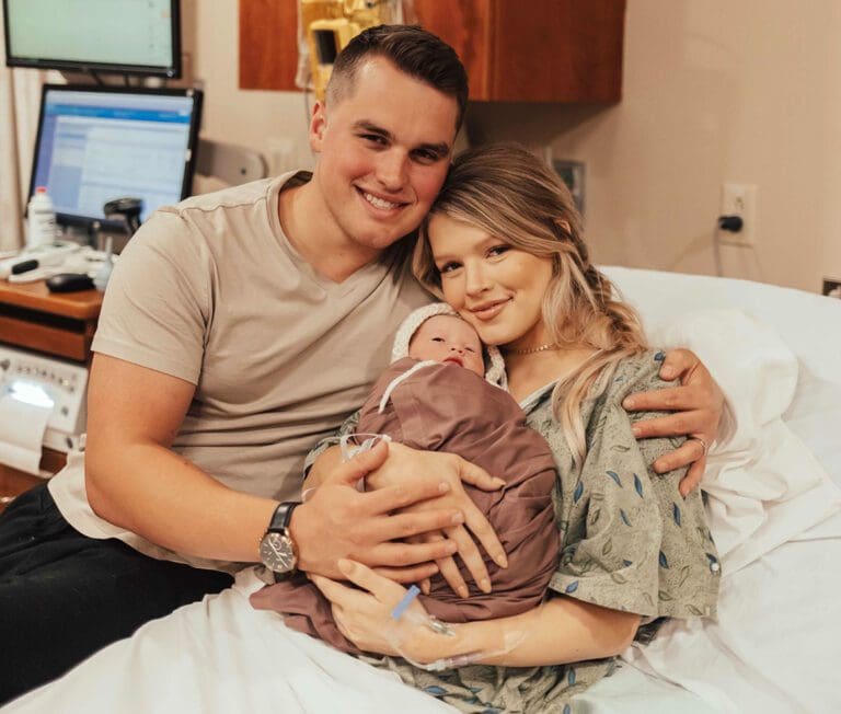 Josie Bates Balka & Husband Kelton Baby Hazel Sloane