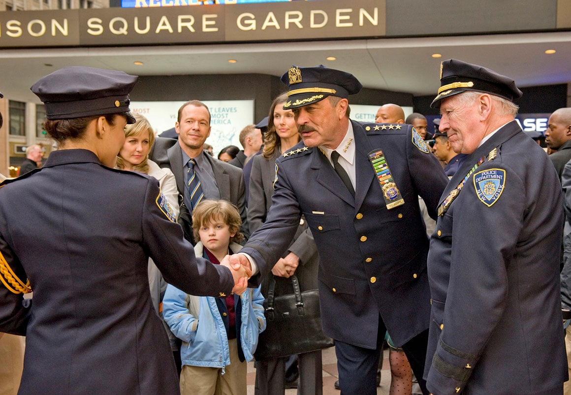 Blue Bloods show starring Tom Selleck and Donnie Wahlberg