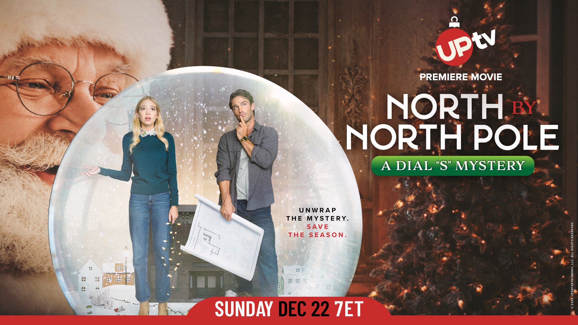 "North By North Pole: A Dial S Mystery" premieres Sunday December 22nd at 7 PM ET. 